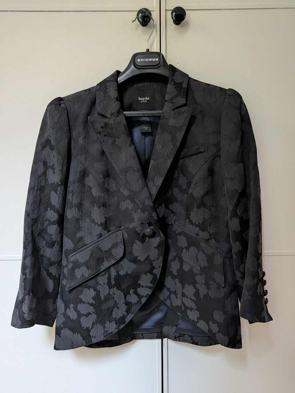 Smythe Like-New Floral Blazer